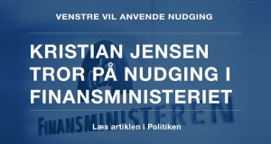 Politisk nudging og adfærdskommunikation. Venstre vil nudging. Nudging i kommunikation. Kom på nudgingkursus hos Brave. Se mere på www.nudging.nu