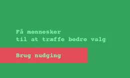 brug nudging eller informationskampagne