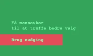 brug nudging eller informationskampagne